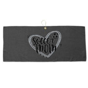 Soccer Heart Mom Soccer Soccer Mom Gift Large Microfiber Waffle Golf Towel