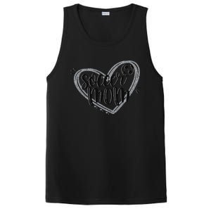 Soccer Heart Mom Soccer Soccer Mom Gift PosiCharge Competitor Tank