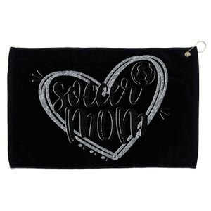 Soccer Heart Mom Soccer Soccer Mom Gift Grommeted Golf Towel