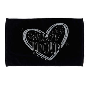 Soccer Heart Mom Soccer Soccer Mom Gift Microfiber Hand Towel