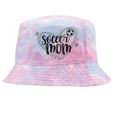 Soccer Heart Mom Soccer Soccer Mom Gift Tie-Dyed Bucket Hat