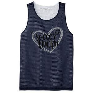 Soccer Heart Mom Soccer Soccer Mom Gift Mesh Reversible Basketball Jersey Tank