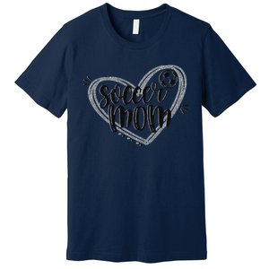 Soccer Heart Mom Soccer Soccer Mom Gift Premium T-Shirt