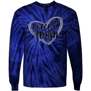 Soccer Heart Mom Soccer Soccer Mom Gift Tie-Dye Long Sleeve Shirt