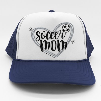 Soccer Heart Mom Soccer Soccer Mom Gift Trucker Hat