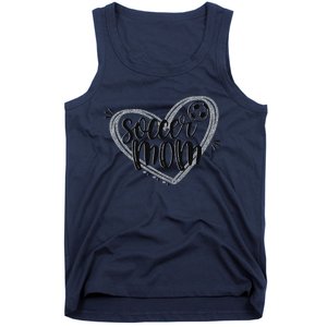 Soccer Heart Mom Soccer Soccer Mom Gift Tank Top