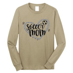 Soccer Heart Mom Soccer Soccer Mom Gift Long Sleeve Shirt