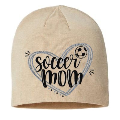 Soccer Heart Mom Soccer Soccer Mom Gift Sustainable Beanie