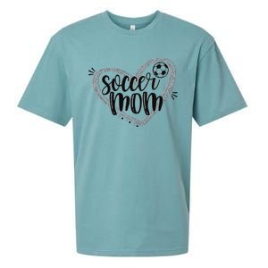 Soccer Heart Mom Soccer Soccer Mom Gift Sueded Cloud Jersey T-Shirt