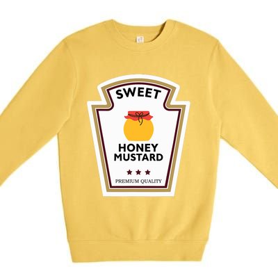 Sweet Honey Mustard Condiment Group Costume Premium Crewneck Sweatshirt