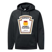 Sweet Honey Mustard Condiment Group Costume Performance Fleece Hoodie