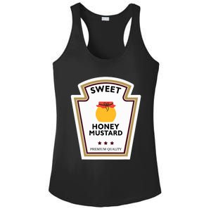 Sweet Honey Mustard Condiment Group Costume Ladies PosiCharge Competitor Racerback Tank