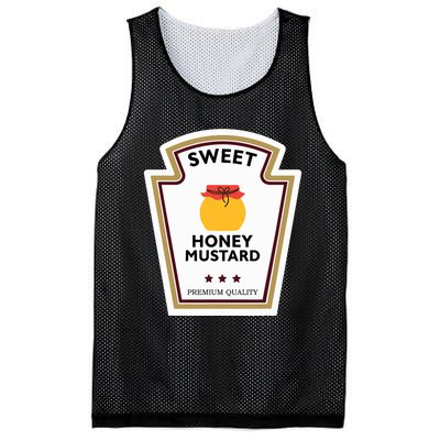 Sweet Honey Mustard Condiment Group Costume Mesh Reversible Basketball Jersey Tank