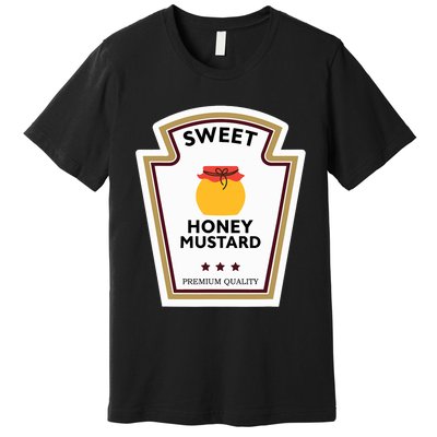 Sweet Honey Mustard Condiment Group Costume Premium T-Shirt