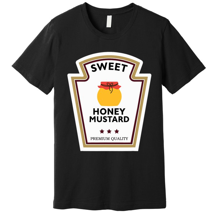 Sweet Honey Mustard Condiment Group Costume Premium T-Shirt