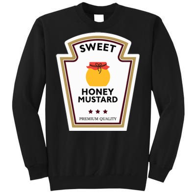 Sweet Honey Mustard Condiment Group Costume Tall Sweatshirt