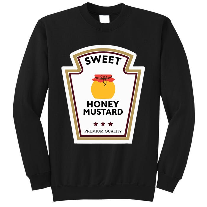 Sweet Honey Mustard Condiment Group Costume Tall Sweatshirt