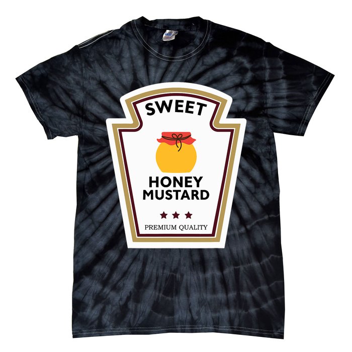 Sweet Honey Mustard Condiment Group Costume Tie-Dye T-Shirt