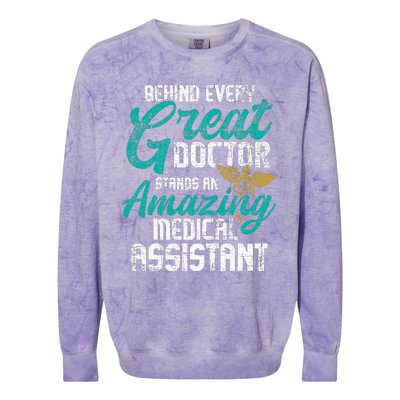 Stethoscope Heart Medical Nursery Healthcare Colorblast Crewneck Sweatshirt