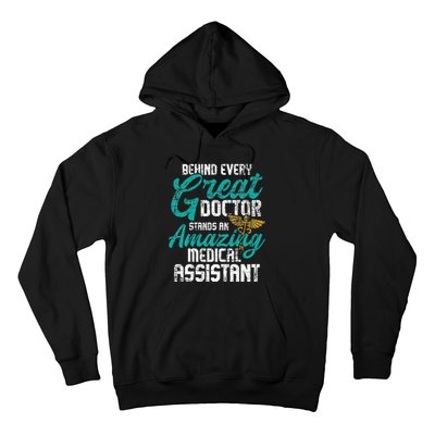 Stethoscope Heart Medical Nursery Healthcare Hoodie