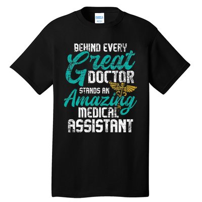 Stethoscope Heart Medical Nursery Healthcare Tall T-Shirt