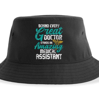 Stethoscope Heart Medical Nursery Healthcare Sustainable Bucket Hat