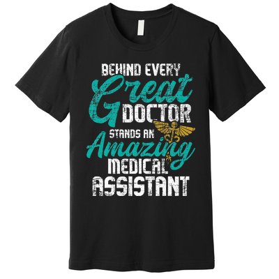 Stethoscope Heart Medical Nursery Healthcare Premium T-Shirt