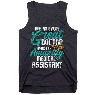 Stethoscope Heart Medical Nursery Healthcare Tank Top