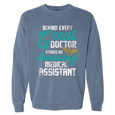 Stethoscope Heart Medical Nursery Healthcare Garment-Dyed Sweatshirt