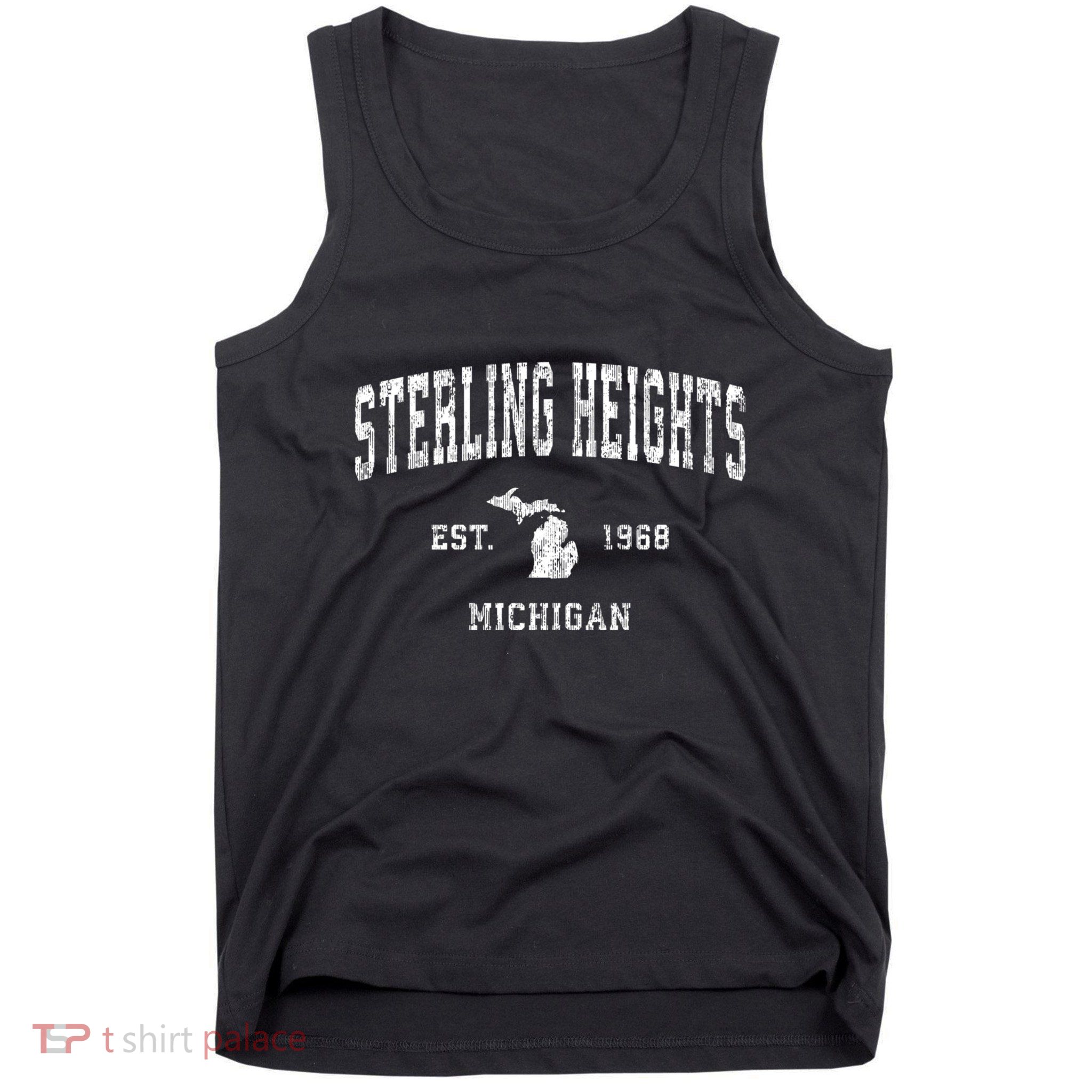 Sterling Heights Michigan Mi Vintage Sports Tank Top