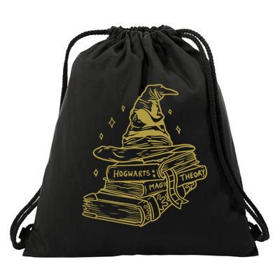 Sorting Hat Magic School Wizard School Drawstring Bag