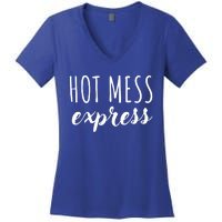 Saying Hot Mess Express Women's V-Neck T-Shirt