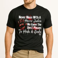 Scary Horror Movie Mess With A Horror Movie Junkie Cooling Performance Crew T-Shirt