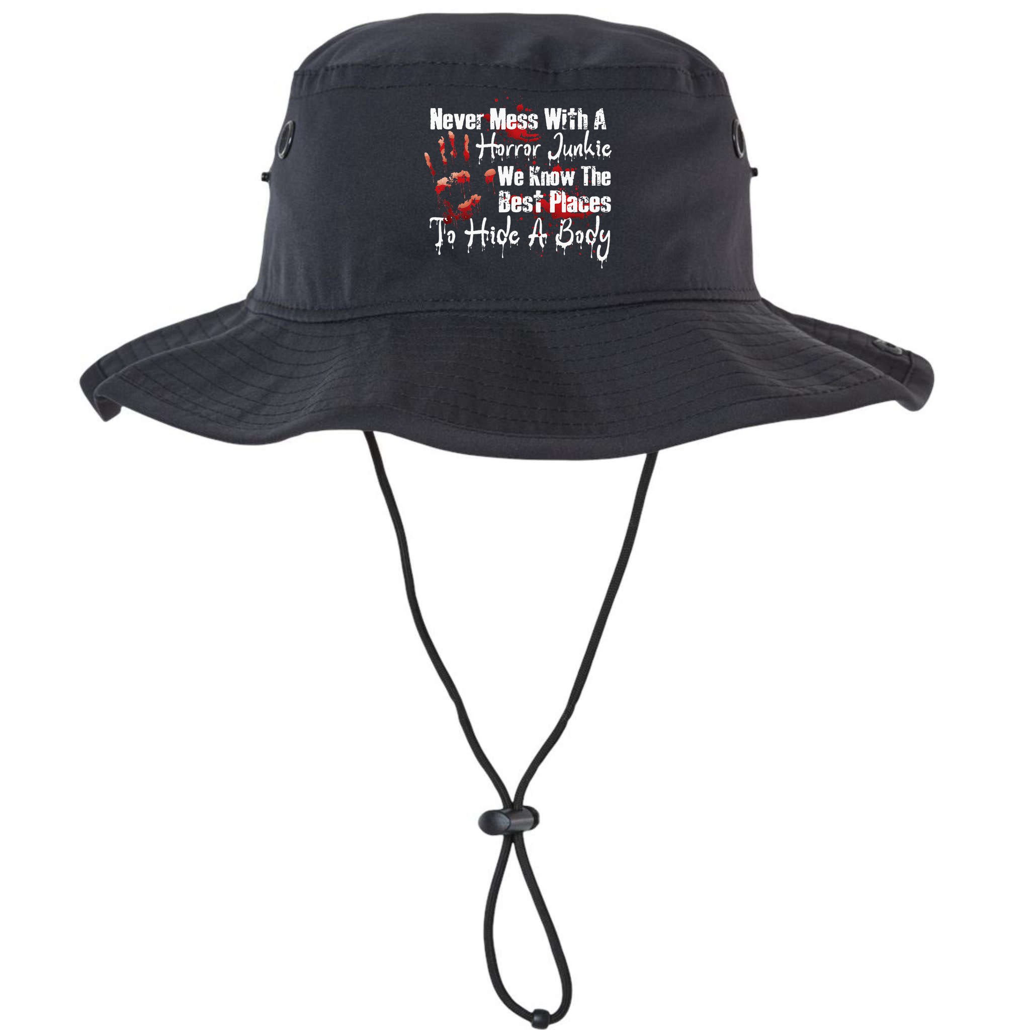 Scary Horror Movie Mess With A Horror Movie Junkie Bucket Hat