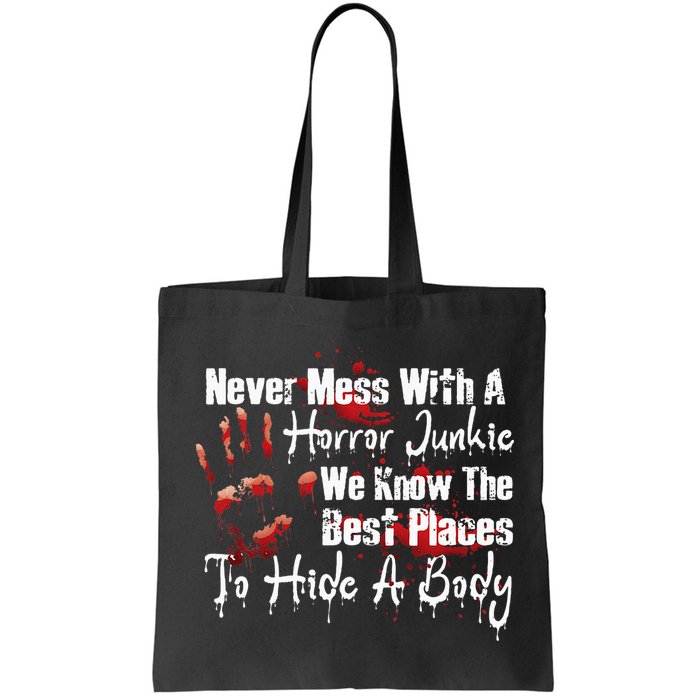 Scary Horror Movie Mess With A Horror Movie Junkie Bag