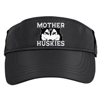Siberian Husky Mom Fur Parent Sled Dog Breed Mothers Day Adult Drive Performance Visor
