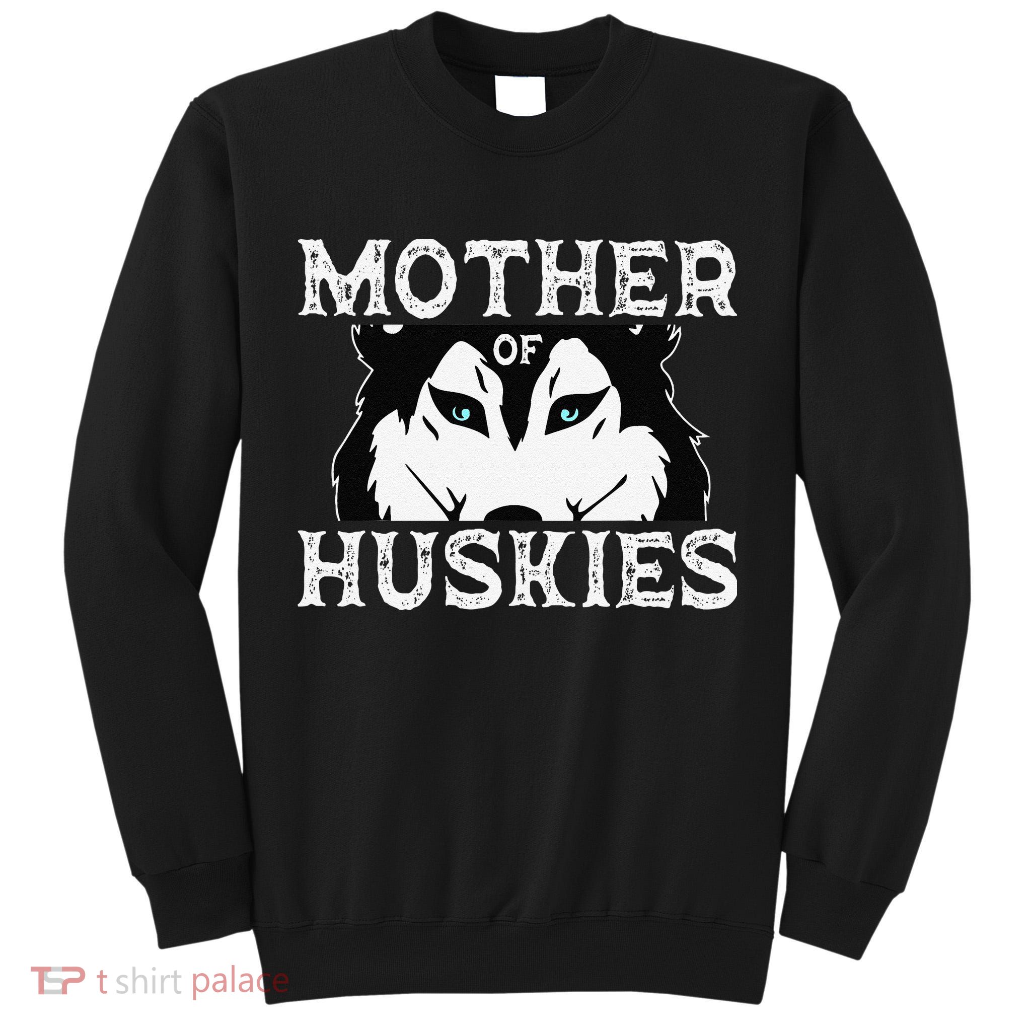 Siberian Husky Mom Fur Parent Sled Dog Breed Mothers Day Tall Sweatshirt