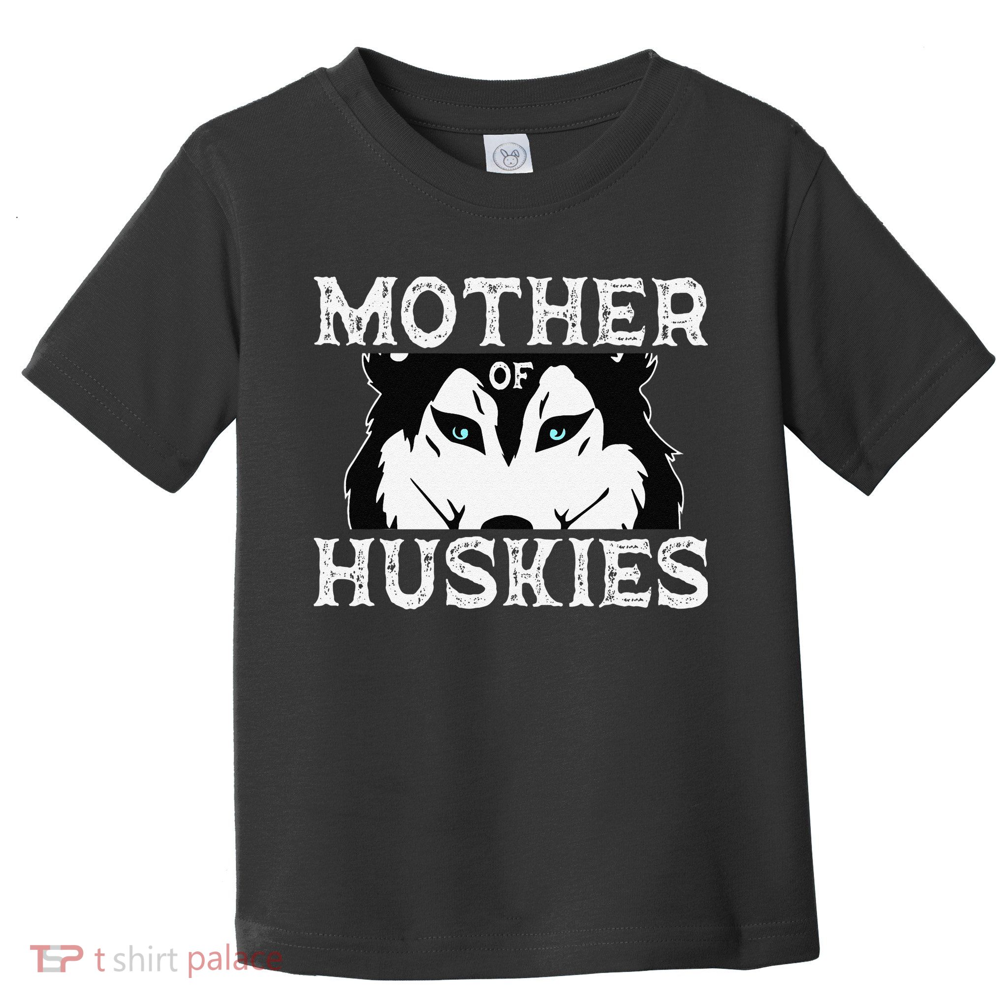 Siberian Husky Mom Fur Parent Sled Dog Breed Mothers Day Toddler T-Shirt