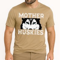 Siberian Husky Mom Fur Parent Sled Dog Breed Mothers Day Cooling Performance Crew T-Shirt