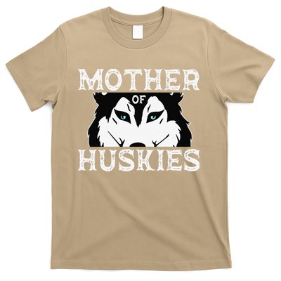 Siberian Husky Mom Fur Parent Sled Dog Breed Mothers Day T-Shirt