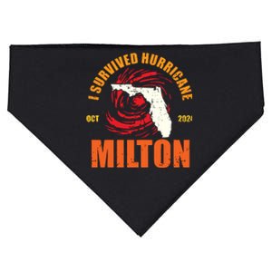 Survived Hurricane Milton Stay Strong Florida USA-Made Doggie Bandana