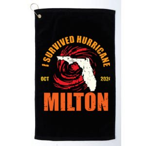 Survived Hurricane Milton Stay Strong Florida Platinum Collection Golf Towel