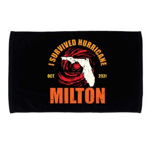 Survived Hurricane Milton Stay Strong Florida Microfiber Hand Towel