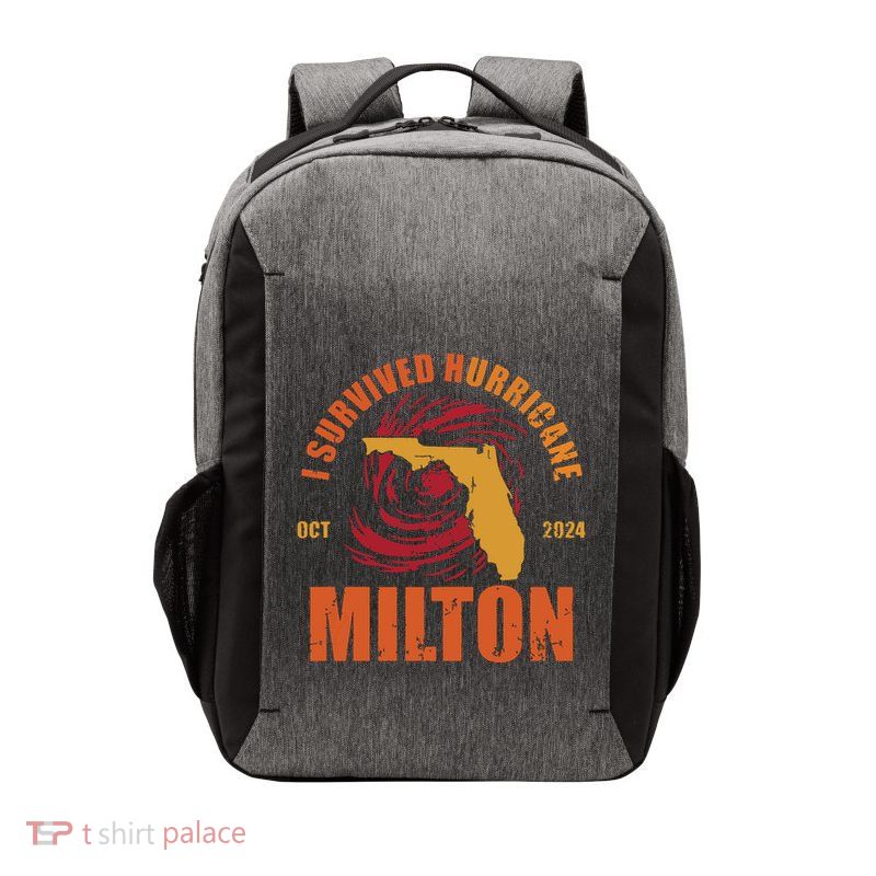 Survived Hurricane Milton Stay Strong Florida  Vector Backpack