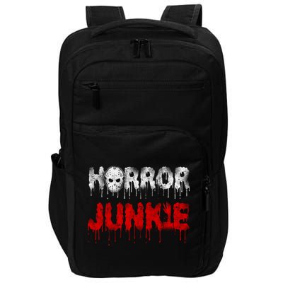 Scary Horror Movie Hockey Mask Junkie Great Gift Impact Tech Backpack