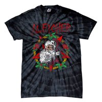 Sleigher Heavy Metal Santa Claus Christmas Xmas Gift Tie-Dye T-Shirt