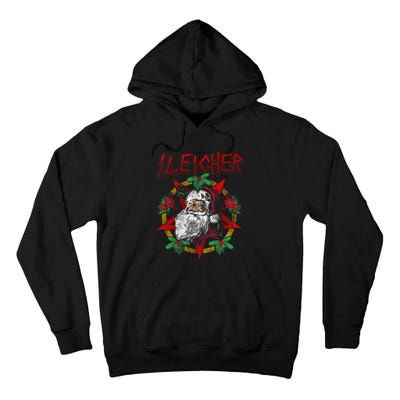 Sleigher Heavy Metal Santa Claus Christmas Xmas Gift Tall Hoodie