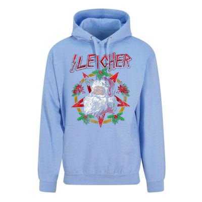 Sleigher Heavy Metal Santa Claus Christmas Xmas Gift Unisex Surf Hoodie