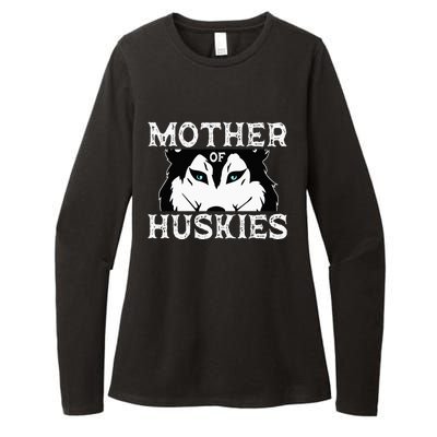 Siberian Husky Mom Fur Parent Dog Mother's Day Womens CVC Long Sleeve Shirt