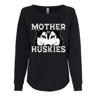 Siberian Husky Mom Fur Parent Dog Mother's Day Womens California Wash Sweatshirt